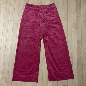 Anthropologie’s Hot Pink Corduroy “Colette” Pant
